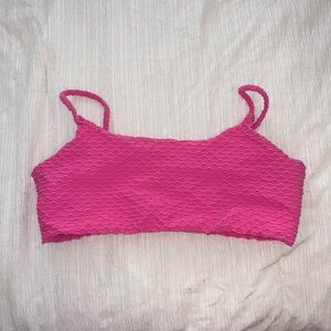Booty by Brabants Pink Textured Sports Bralette